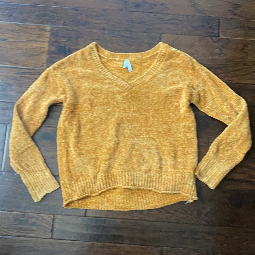 Gold Chenille Sweater